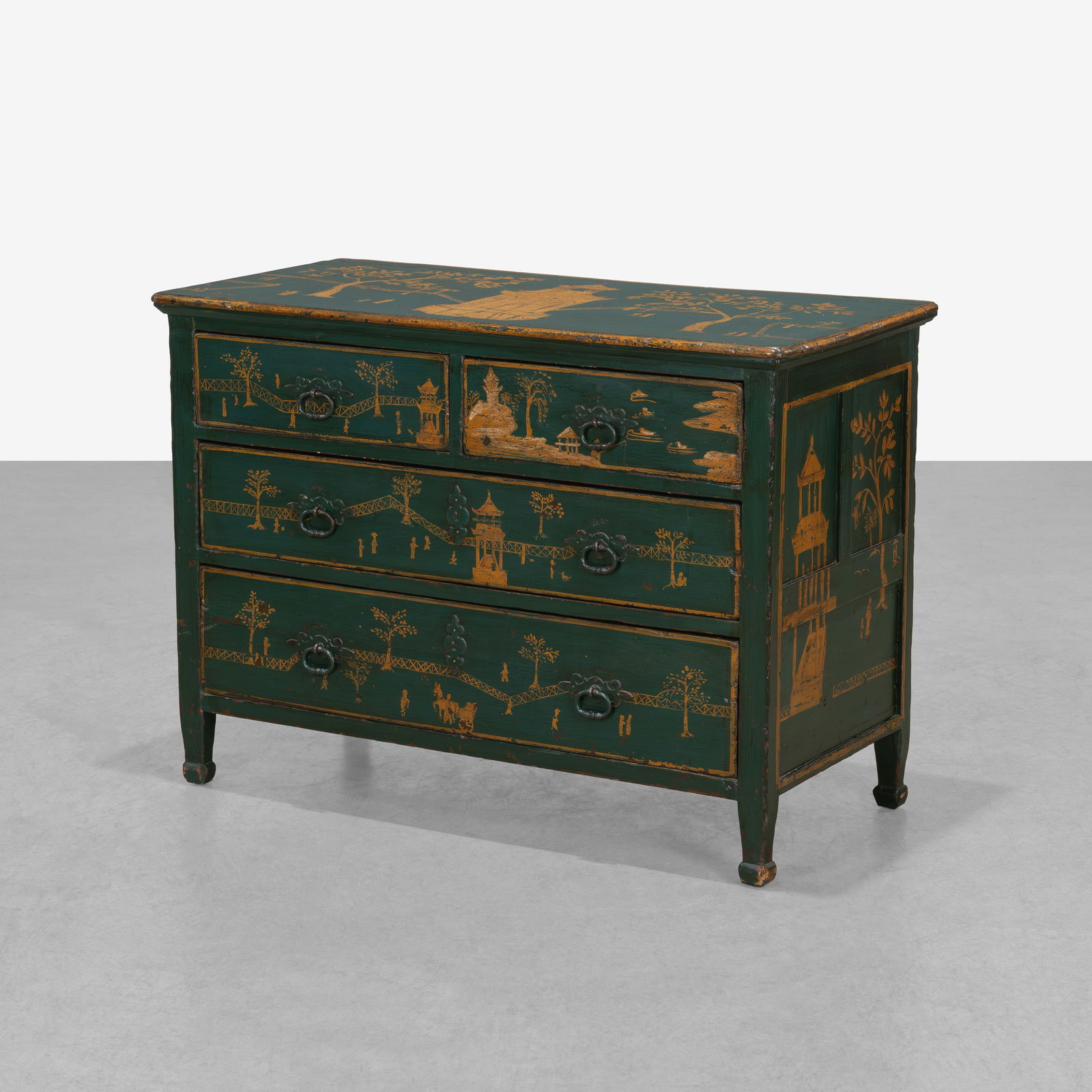 Oriental Painted Chest (1 of 9)