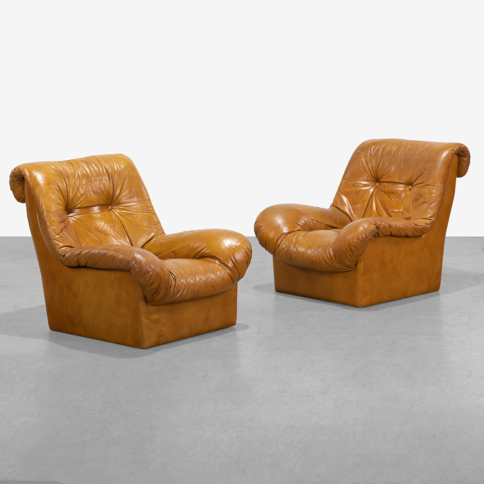Scandinavian Leather Lounge Chairs (1 of 11)