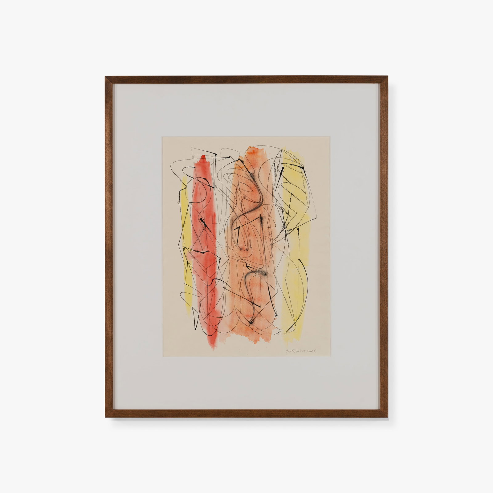 Dorothy Dehner - Watercolor (1 of 6)