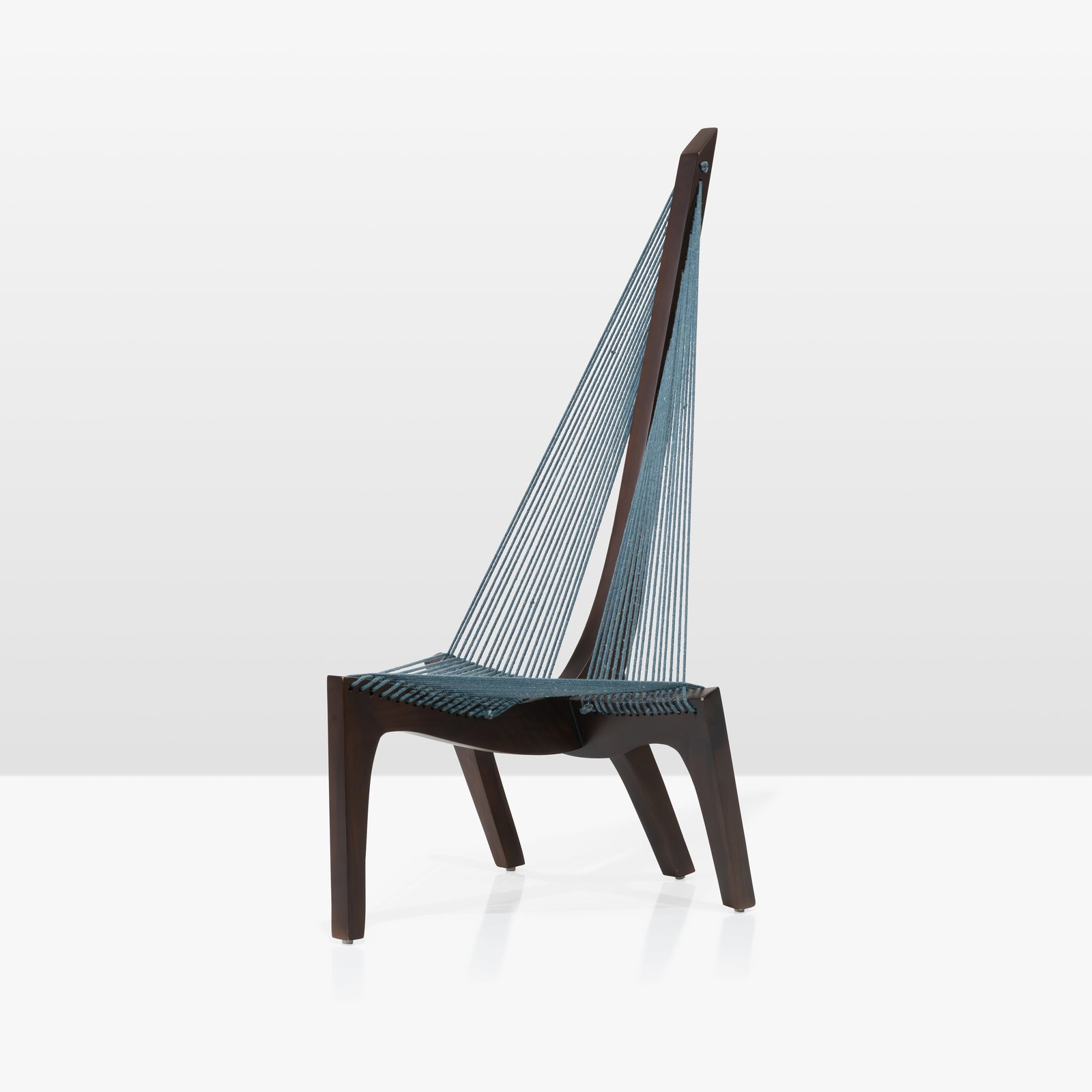 Jorgen Hovelskov (After) - Harp Chair: A 'Harp' style chair in the manner of Jorgen Hovelskov All measurements are in inches. Height x Width x Depth