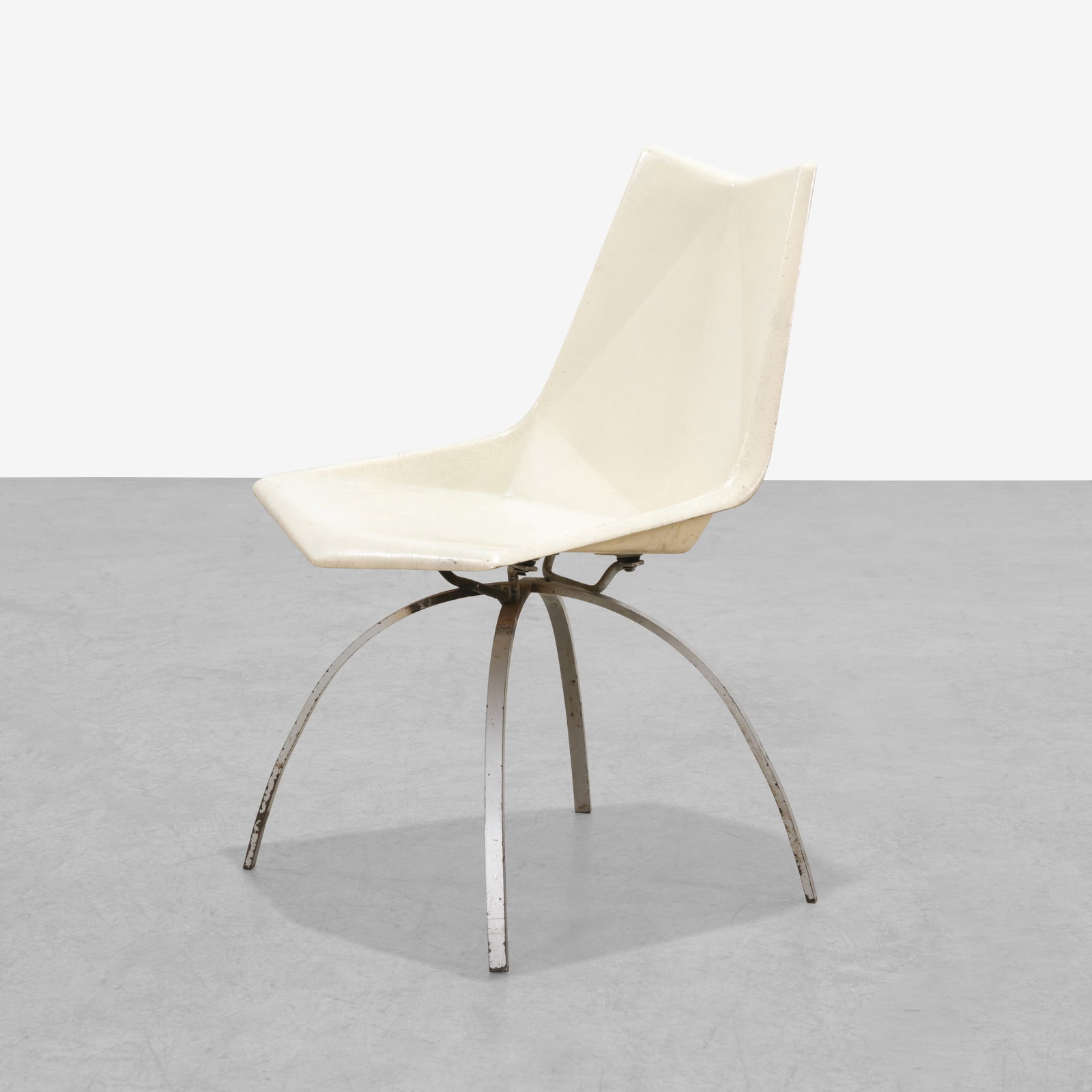 Paul McCobb - Origami Chair: A vintage 'Origami' chair by Paul McCobb. All measurements are in inches. Height x Width x Depth