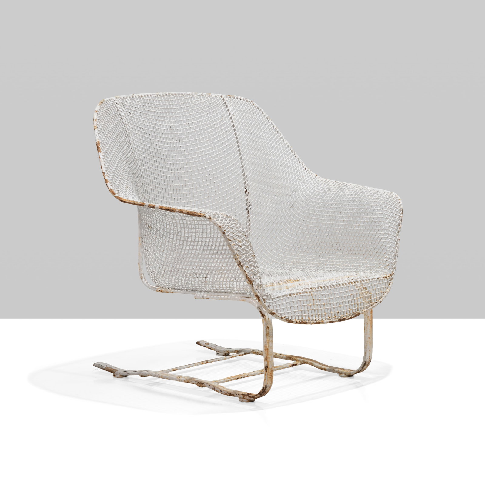 Russell Woodard - Lounge Chair: A vintage 'Sculptura' lounge chair by Russell Woodard. All measurements are in inches. Height x Width x Depth