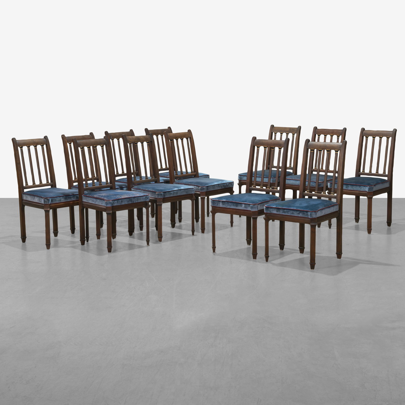 Custom Designer Mahogany Dining Chairs (1 of 11)