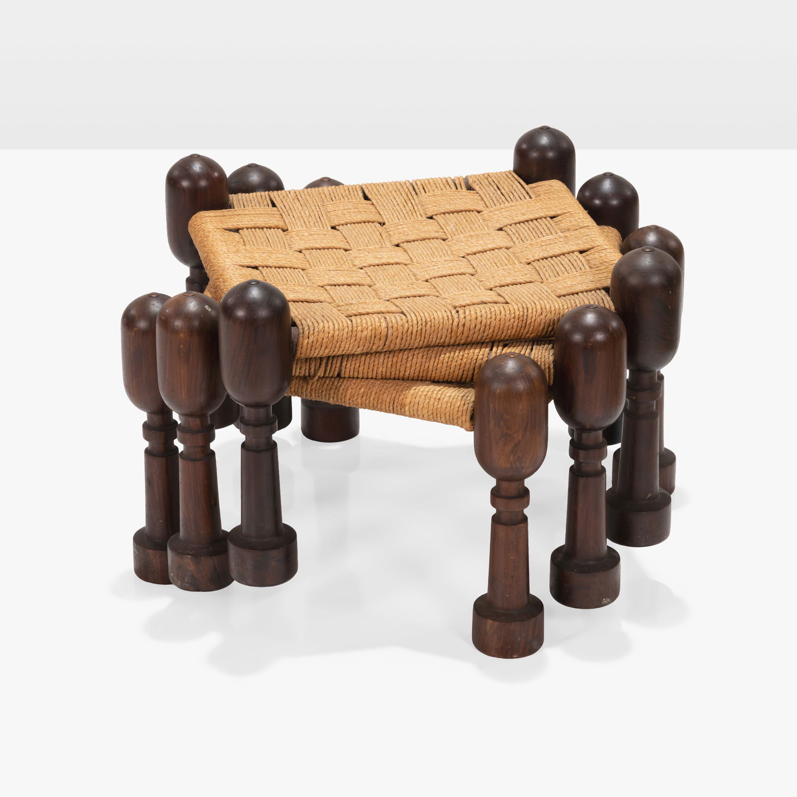 Moroccan Style Rosewood Stools (1 of 4)