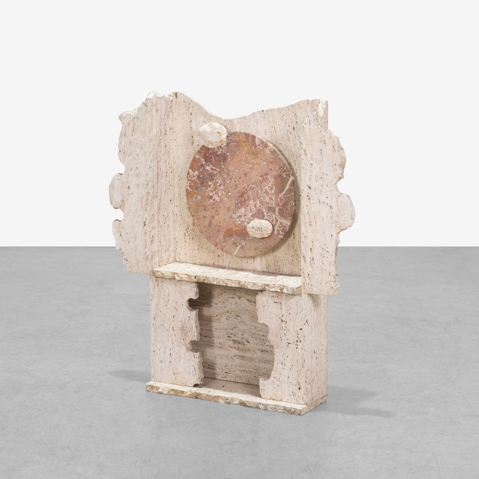 Henry Bursztynowicz - Travertine Sculpture (1 of 6)