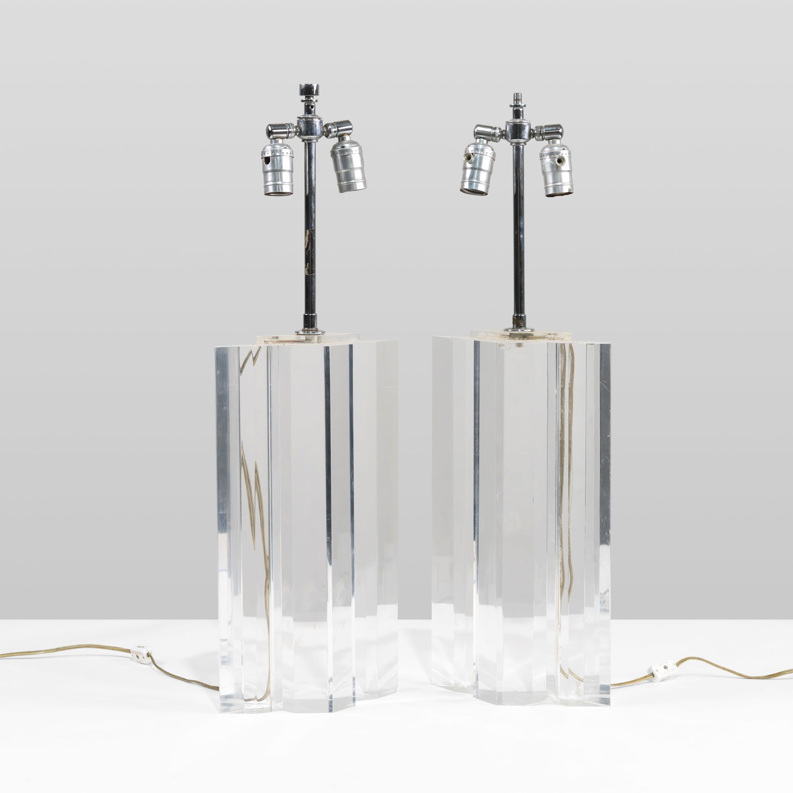 Designer Lucite Lamps (1 of 4)