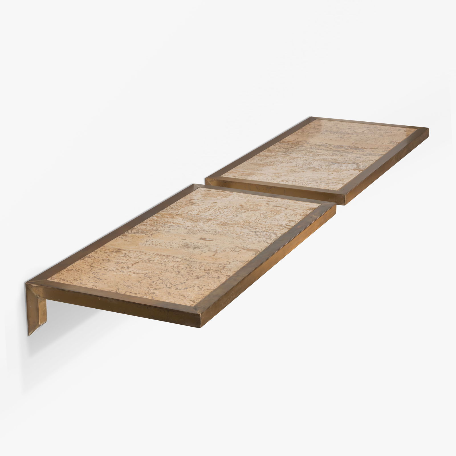 Custom Brass & Marble Shelves (1 of 10)