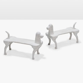 Stephen Huneck (After) - Dog Benches
