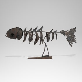 Metal Fish Sculpture