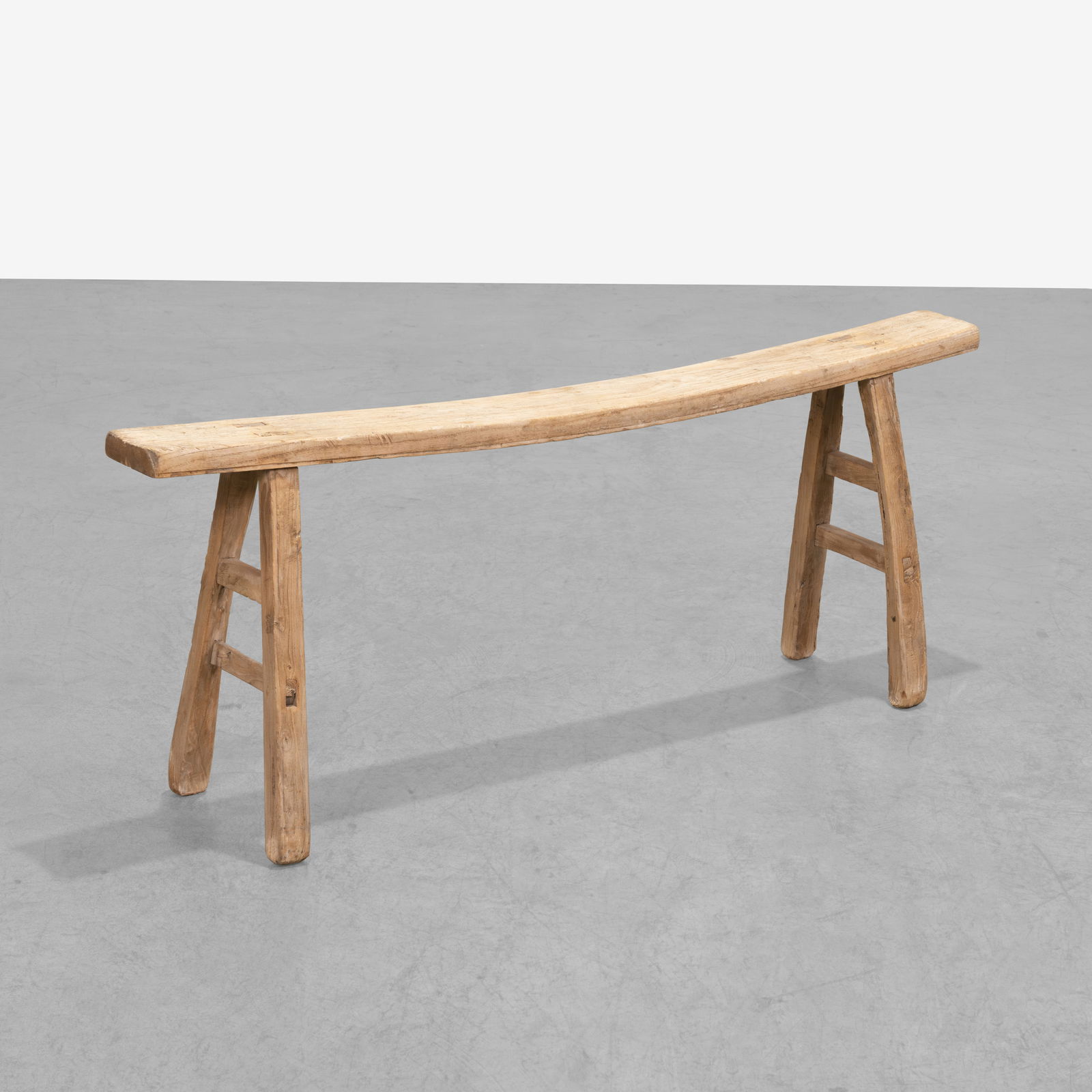 Primitive Wooden Bench (1 of 4)