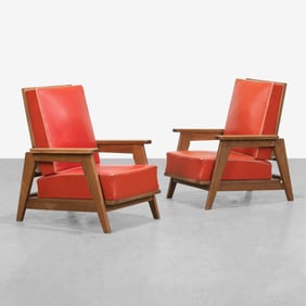 French Lounge Chairs
