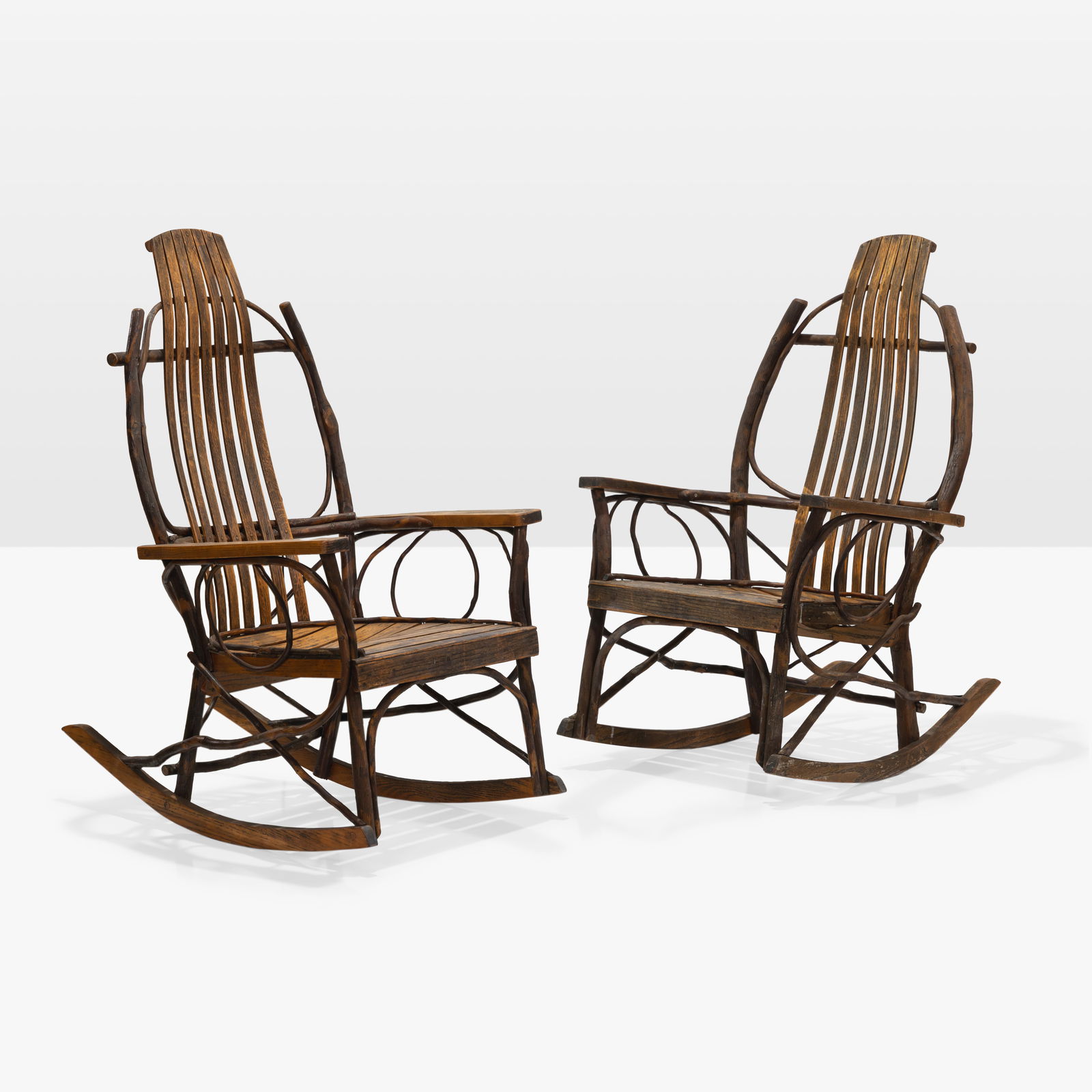 Hickory Rocking Chairs (1 of 9)