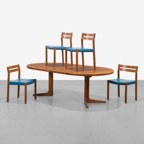 Danish Dining Table & Chairs