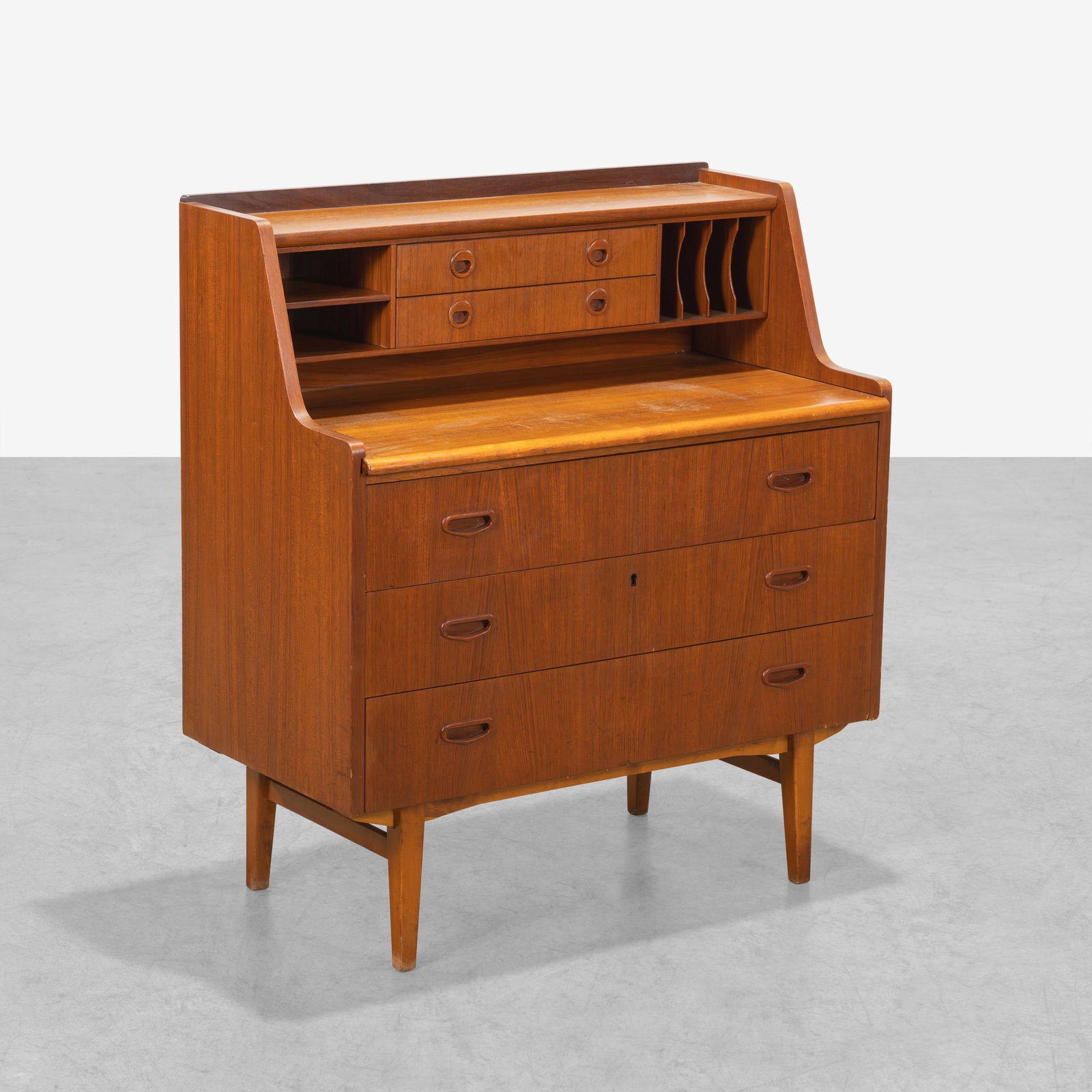 Teak Secretary Desk (1 of 7)
