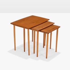 Teak Nesting Tables
