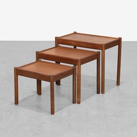 Teak Nesting Table