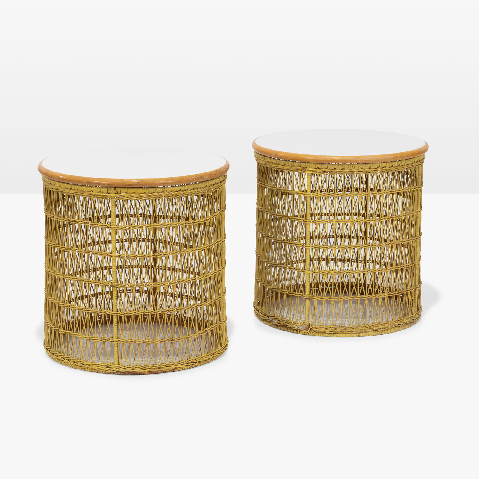 Wicker End Tables (1 of 4)