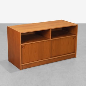 Teak Media Cabinet