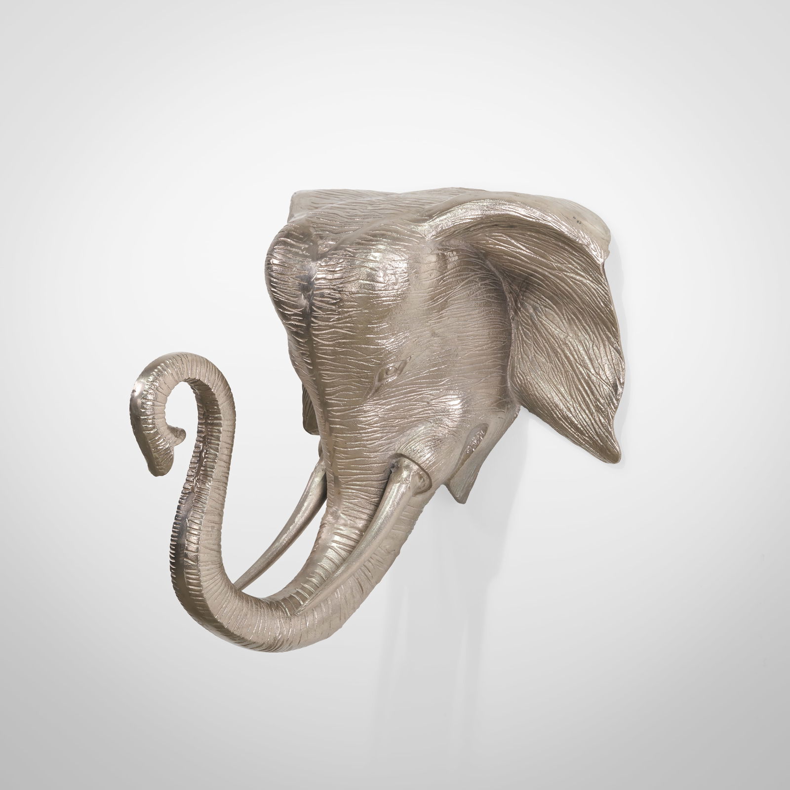 Aluminum Elephant Head (1 of 5)