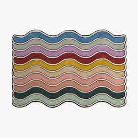 Wavy Wool Rug