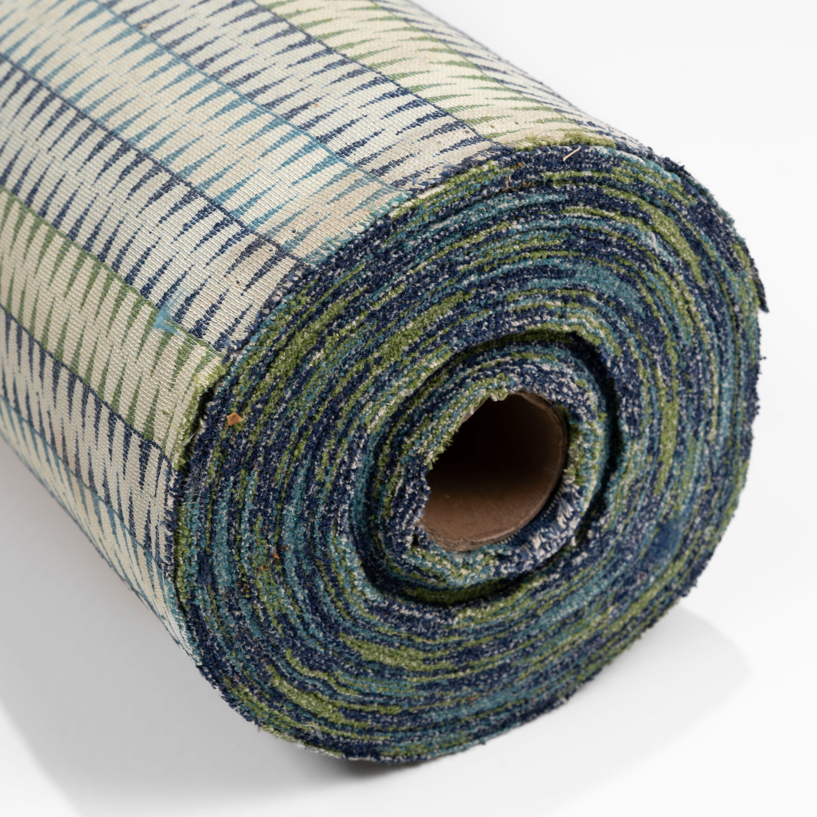 Knoll - Durand - Lilly Pond - Upholstery Fabric: A partial roll of Durand 'Lilly Pond' upholstery fabric by Knoll. Approximately 31 yards of fabric. All measurements are in inches. Height x Width x Depth