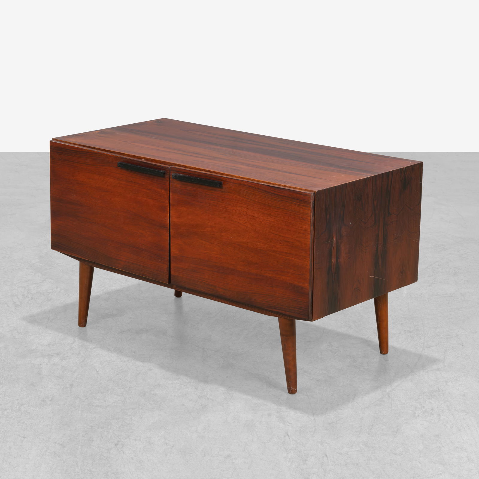 Ib Kofod Larsen - Compact Credenza: A vintage rosewood cabinet by Ib Kofod Larsen for G-Plan, Denmark.