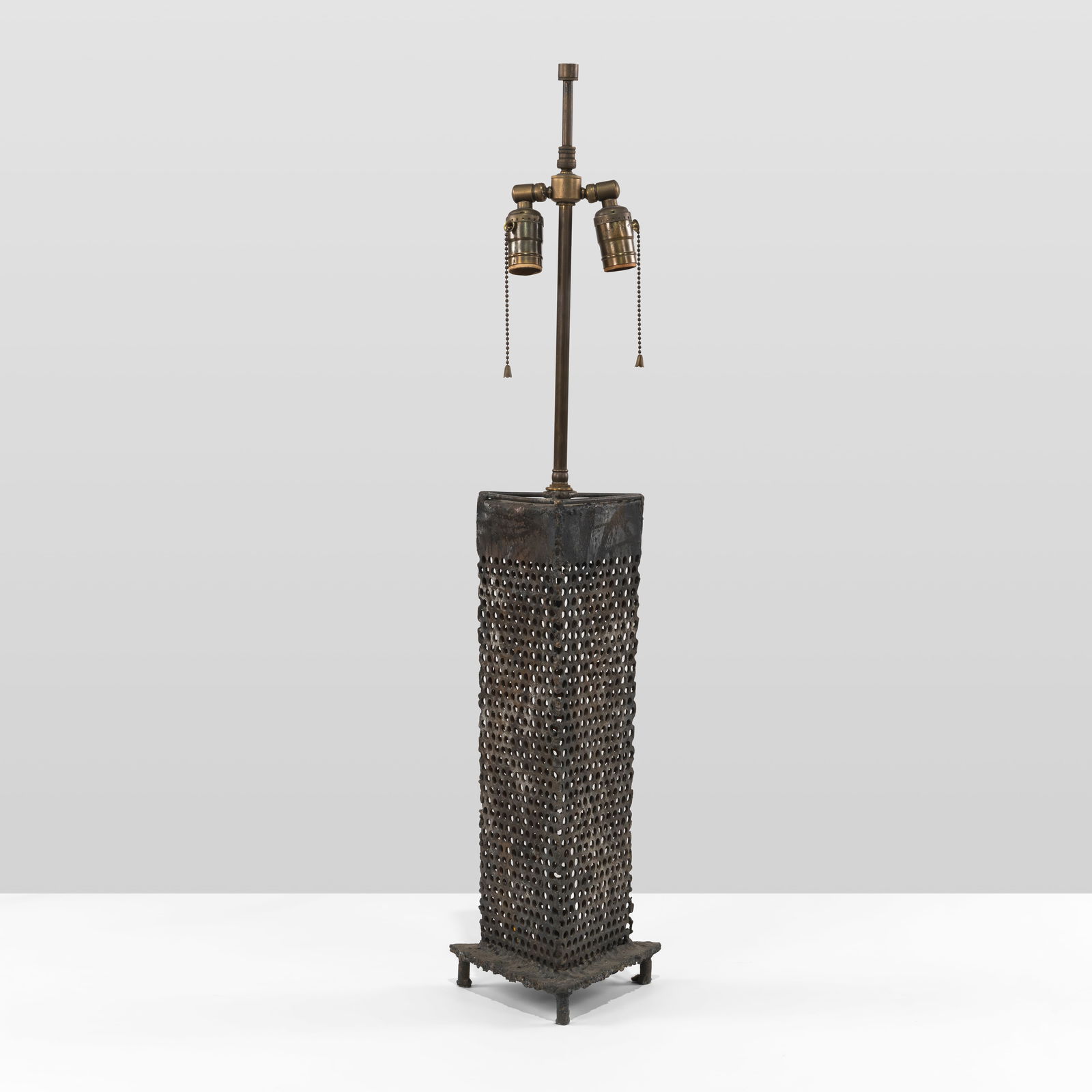 Brutalist Steel Table Lamp (1 of 5)