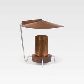 Modernist Copper Table Lamp