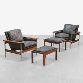 Sven Ivar Dysthe - Rosewood Lounge Chairs