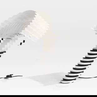 Mario Botta - Shogun Lamp: A 'Shogun' table lamp by Mario Botta for Artemide. All measurements are in inches. Height x Width x Depth