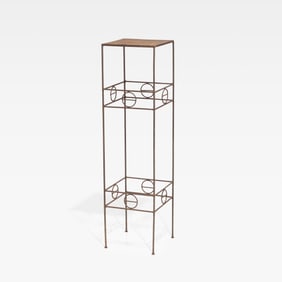Modernist Iron Plant Stand