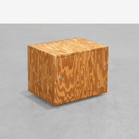 Constructivist Pine Cabinet