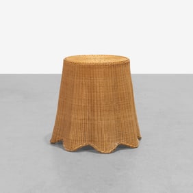 Trompe L'oeil Wicker Table