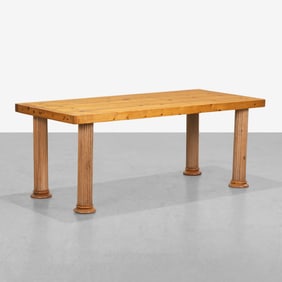 Pine Column Dining Table