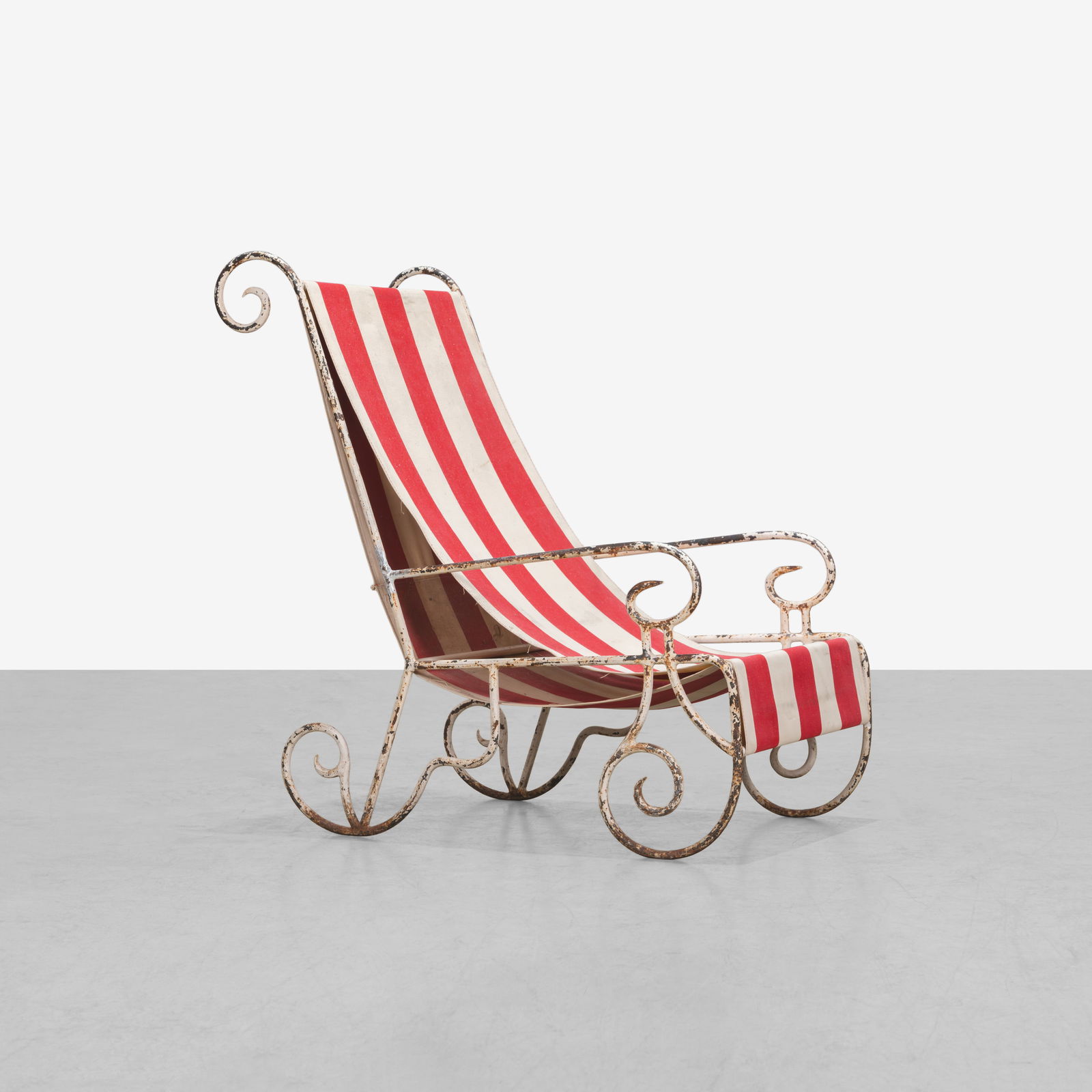 French Iron Sling Chair (1 of 5)