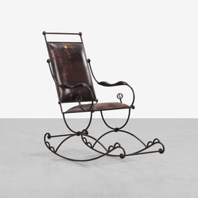Peter Cooper (Attr.) - Steel Rocking Chair