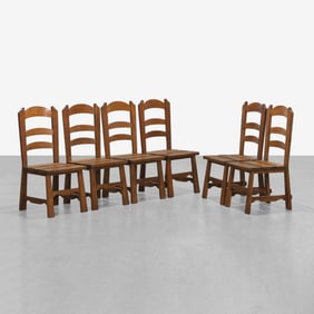Dutch Oak Dining Chairs