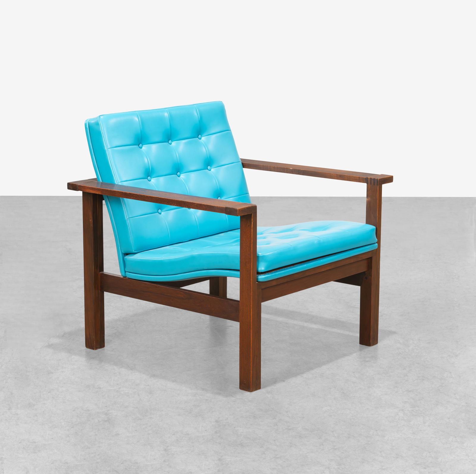 Ole Gjerlov Knudsen - Lounge: A vintage teak lounge chair by Ole Gjerlov Knudsen for France & Son, Denmark. All measurements are in inches. Height x Width x Depth