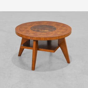 Swedish Inlaid Cocktail Table