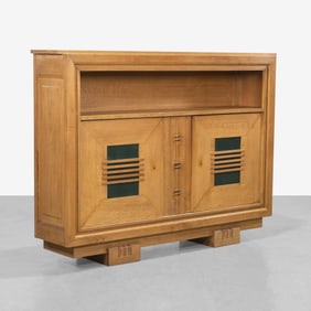 Charles Dudouyt (Attr.) - Oak Cabinet