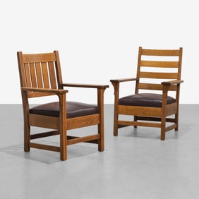 Gustav Stickley - Arm Chairs