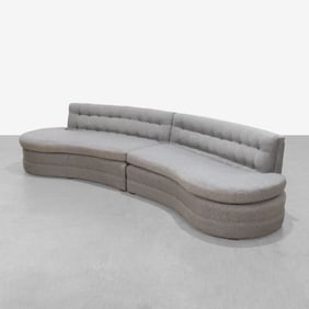 Tweed Sectional Sofa