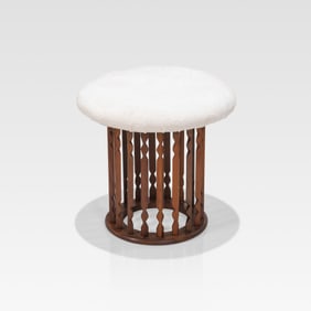 Arthur Umanoff (Attr.) - Walnut Stool