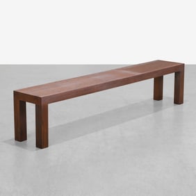 Large Custom Rosewood Bench