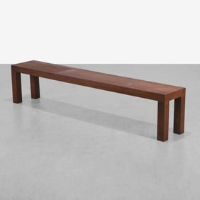 Large Custom Rosewood Bench