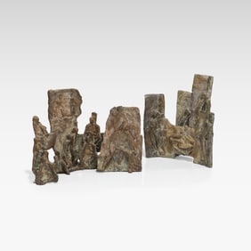 Abstract Figural Bronze Sculptures