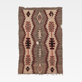 Mounted Navajo Rug