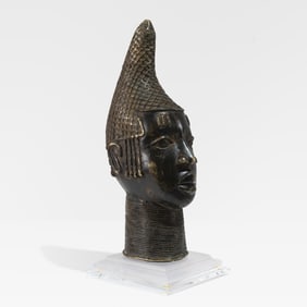 Bronze Benin Head