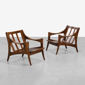 Dutch Sculpted Lounge Chairs
