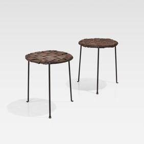 Swift & Monell - Leather Stools